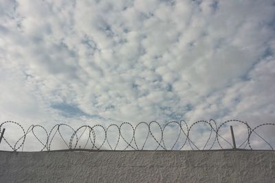 View of cloudy sky at dusk