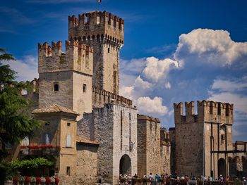 Castle in sirmione, italy