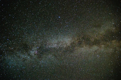 Low angle view of stars in sky at night