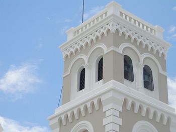 Low angle view of historical building