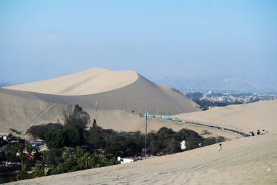 Scenic view of mountain against sky