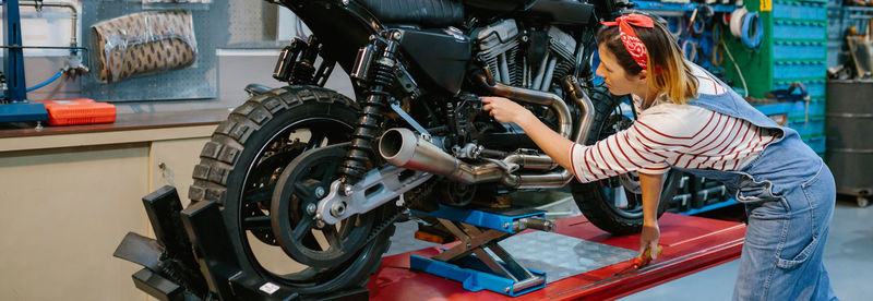 People riding motorcycle