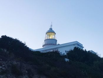 Low angle view of building against sky