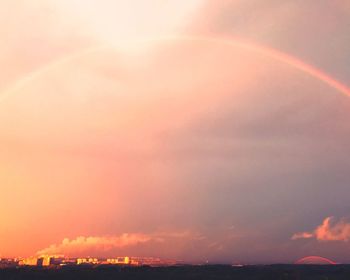 Scenic view of sky during sunset