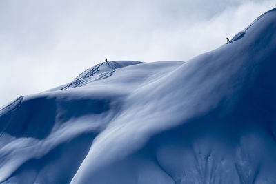 Man skiing in backcountry at mt. baker, washington