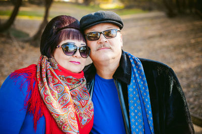 Portrait of smiling mature couple