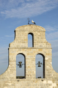 Bell tower located in one in a hermitage of the province of salamanca, spain