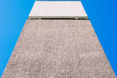 Low angle view of building against clear sky