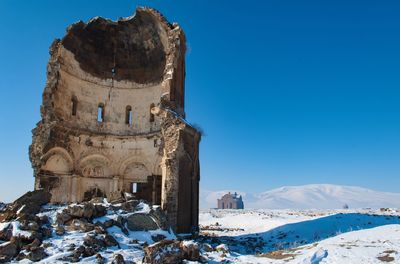 Castle against blue sky