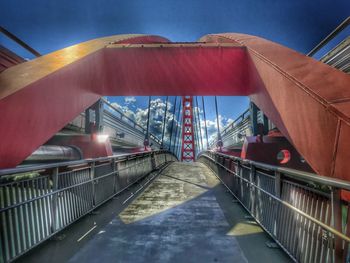 View of bridge in city