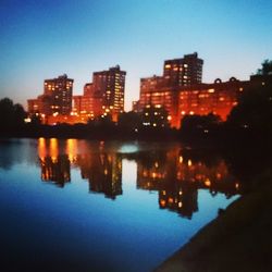 View of city at waterfront