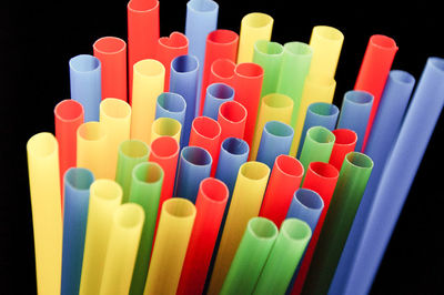 Close-up of multi colored pencils