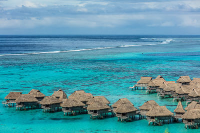 Panoramic view of sea against sky