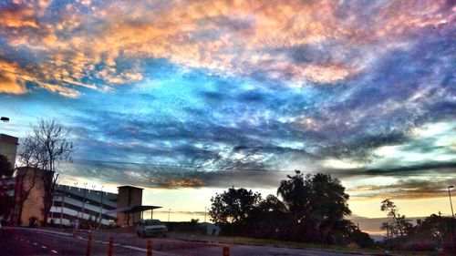 Scenic view of dramatic sky