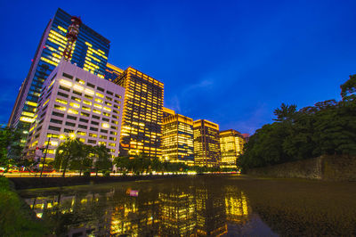 Buildings in city