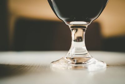 Close-up of drink on table