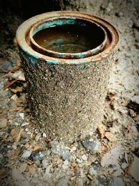 Close-up of rusty metal