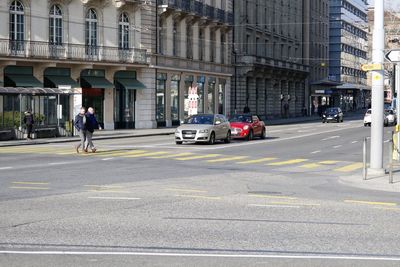 Man on city street