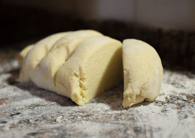 Close-up of cookies on table