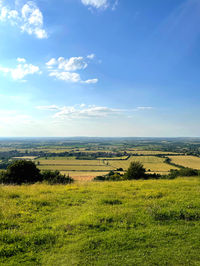 Scenic view of landscape against sky