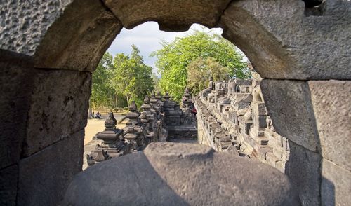 View of old ruins