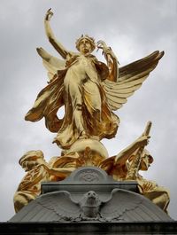 Low angle view of statue