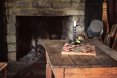 Interior of old house