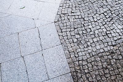 Full frame shot of paving stone