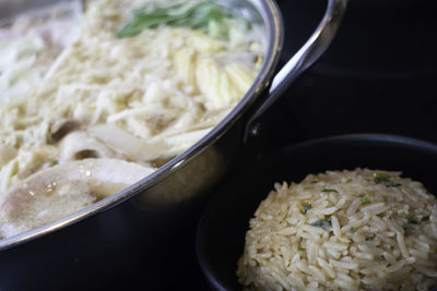 Close-up of food in bowl