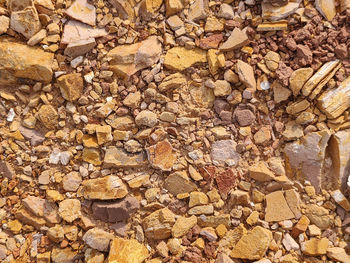 Full frame shot of stones