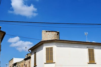 Low angle view of building against sky