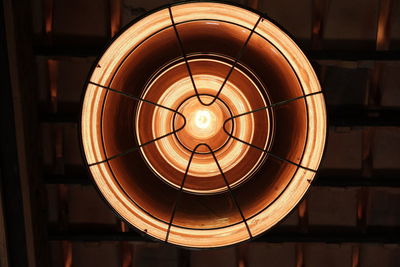 Modern decoration of electric lamps. modern lamps in loft style with light bulbs.