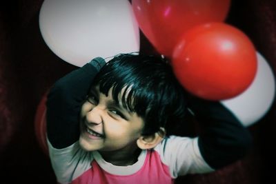 Close-up portrait of a boy