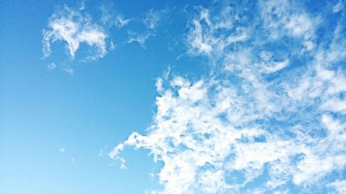 Low angle view of cloudscape