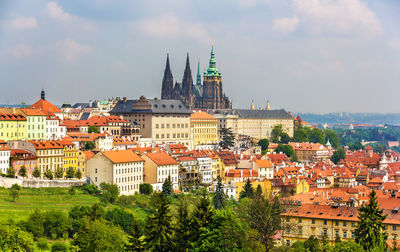 View of buildings in city