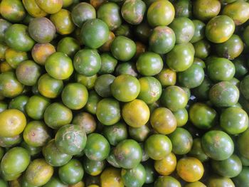 Full frame shot of green fruits