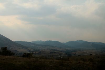 Scenic view of landscape against sky