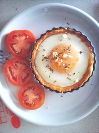 Close-up of served food