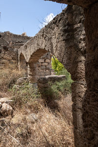 View of old ruins