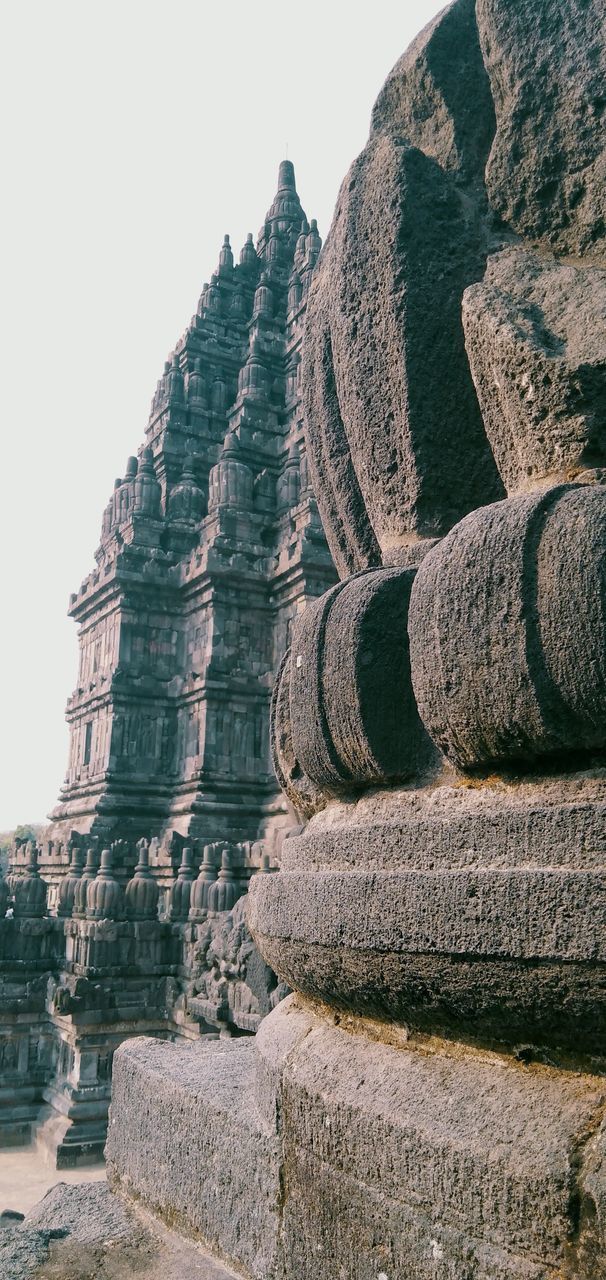 ANCIENT TEMPLE AGAINST SKY