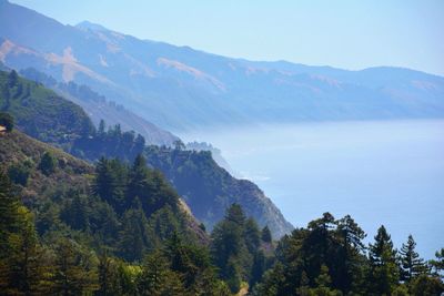 Scenic view of mountains