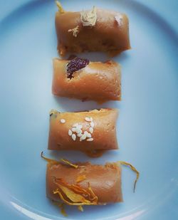 Close-up of dessert in plate