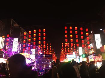 Rear view of people at music concert