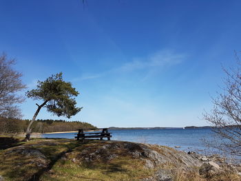 Scenic view of calm sea