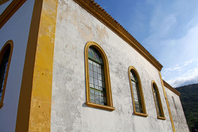 Low angle view of building against sky