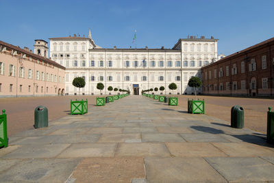 View of historical building against sky in city