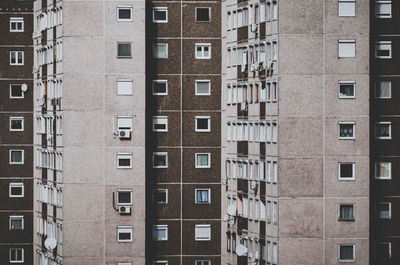 Full frame shot of residential building