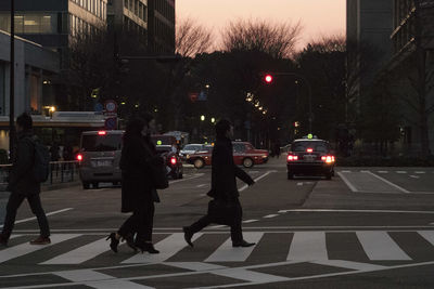 Traffic on city street