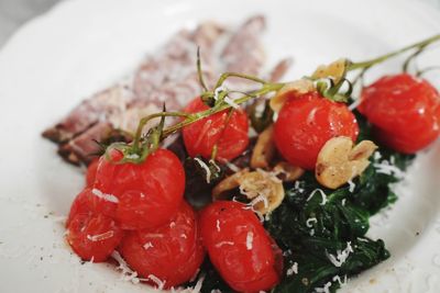 Close-up of food in plate