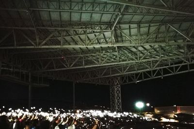 Crowd at music concert